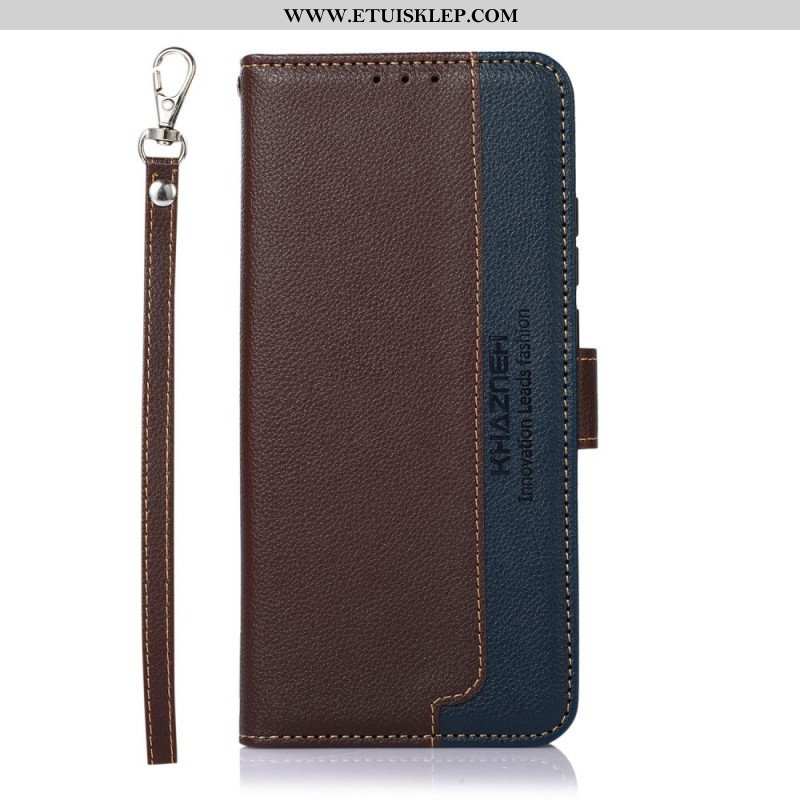 Etui Folio do Samsung Galaxy M32 Rfid Khazneh W Stylu Liczi